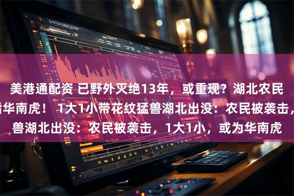 美港通配资 已野外灭绝13年，或重现？湖北农民遭猛兽袭击，目标直指华南虎！ 1大1小带花纹猛兽湖北出没：农民被袭击，1大1小，或为华南虎